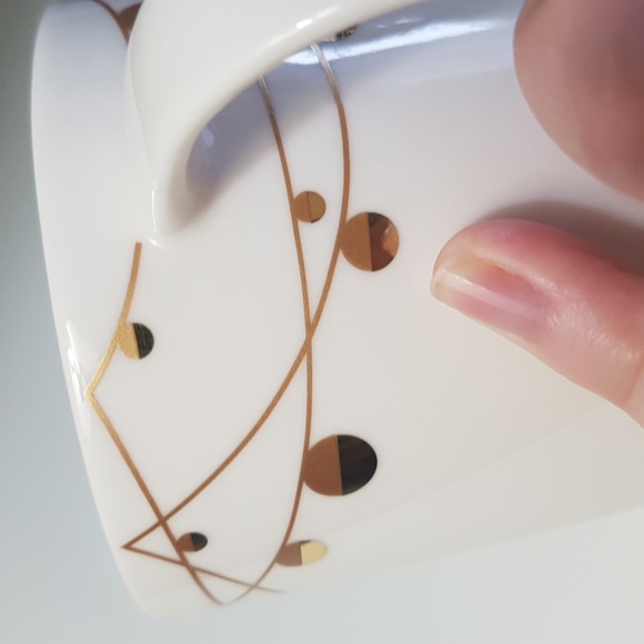 Starbucks 2012 Christmas Gold Balls Coffee Mug New Bone China - Picture 11 of 13